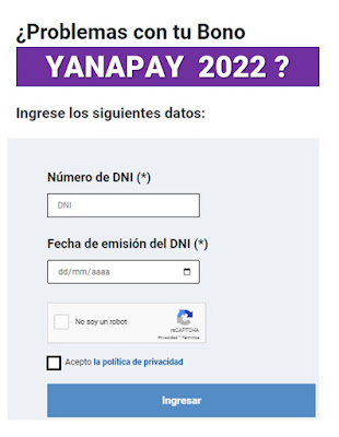 Bono Yanapay ¿dónde solicitar ayuda si no recibo el subsidio pese a ser beneficiario?