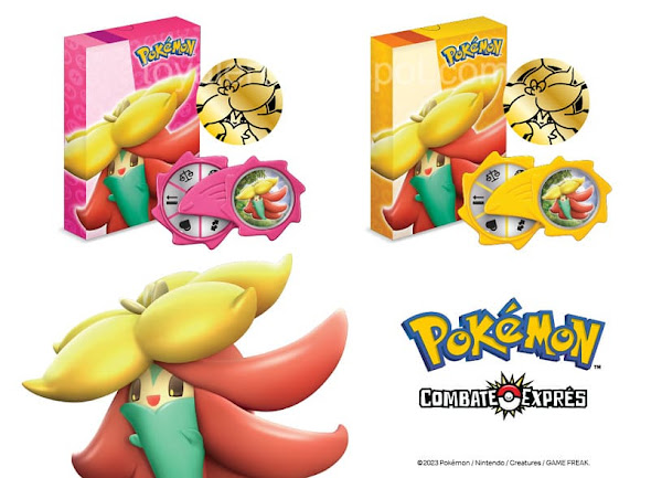 McDonalds Pokemon 2022 Grossifleur Spinners and Boxes from Argentina