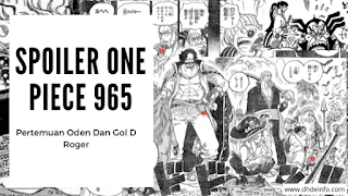 Spoiler One Piece 965 : Pertemuan Oden Dan Gol D Roger