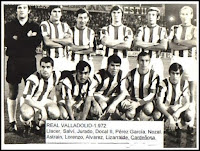 REAL VALLADOLID DEPORTIVO. Temporada 1972-73. Llacer, Salvi, Jurado, Docal II, Pérez García, Nozal. Astrain, Lorenzo, Álvarez, Lizarralde y Cardeñosa. REAL VALLADOLID DEPORTIVO 1 VASAS SC BUDAPEST 0 Jueves 24/08/1972 23:00 horas. I Trofeo Ciudad de Valladolid, final. Valladolid Estadio Municipal José Zorrilla. GOLES: 1-0: 119’, Lorenzo.