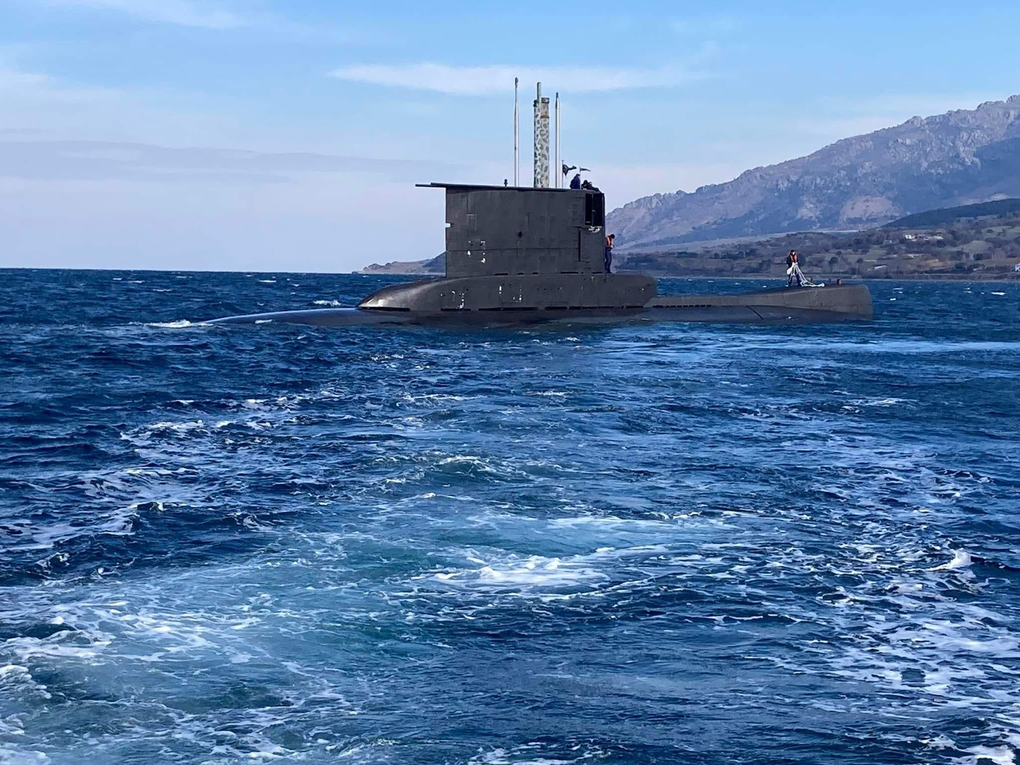 Το υποβρύχιο ΠΟΝΤΟΣ S119 στο Θρακικό Πέλαγος [ΦΩΤΟ]