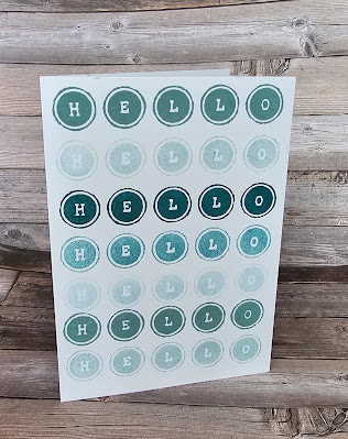 Just my type stampin up simple stamping easy card fun hello