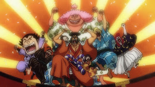 ワンピースアニメ 993話 ONE PIECE Episode 993 光月おでん 赤鞘九人男