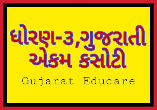 STD-3, GUJARATI UNIT TESTS