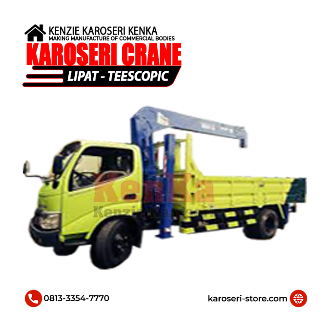 Pembuat Karoseri Crane Telescopic Kalimantan