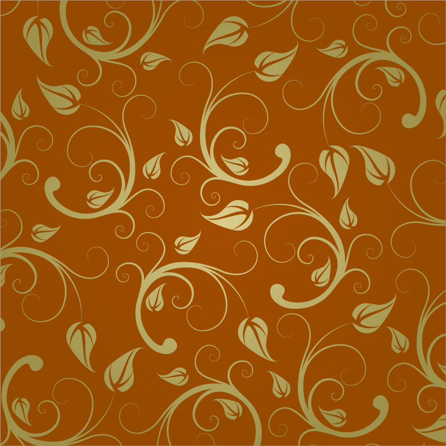 Free Vector がらくた素材庫 金色と茶色の落ち着いた植物柄背景 Abstract Floral Pattern イラスト素材 Free Vector がらくた素材庫 金色と茶色の落ち着いた植物柄背景 Abstract Floral Pattern イラスト素材