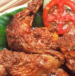 Mixed Spicy Chicken (Ayam Bumbu Rujak)