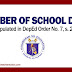 No. of School Days (SY 2019-2020) D.O. 07, s.2019