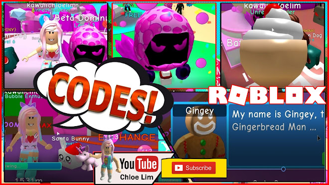 Chloe Tuber Roblox Bubble Gum Simulator Gameplay Free Dominus Pet 6 Codes Made It To Candy Island - code bubble gum simulator roblox 2019