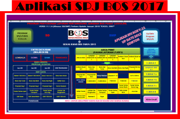 Untuk anda para bendahara BOS tentu tidak aneh dengan yang namanya Aplikasi SPJ BOS Download Aplikasi SPJ BOS 2017/2018