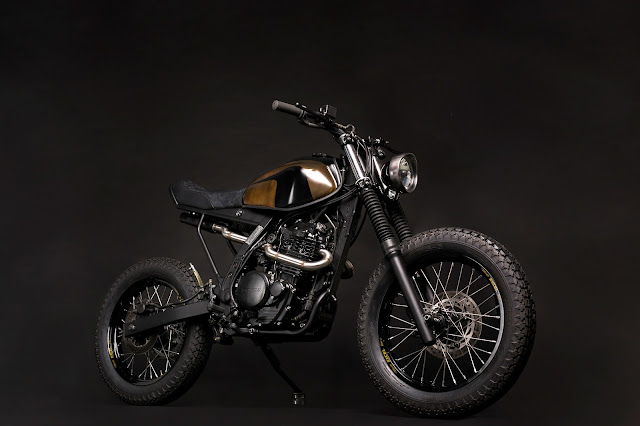 Honda Dominator By Atelier Medusa Hell Kustom