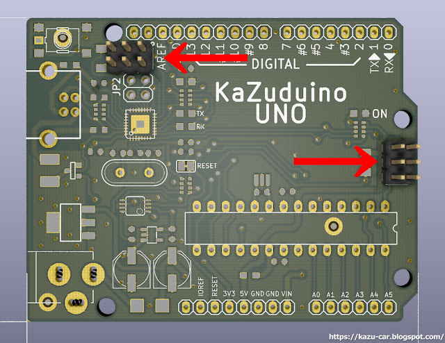 Arduinoボードには2つのマイコンそれぞれのICSP端子が備わっています