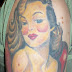 Caitlin's Pin-up with a Heart on the Sleeve