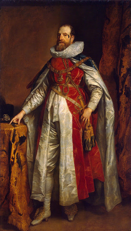 Portrait of Henry Danvers, Earl of Danby by Anthony van Dyck - Portrait Paintings from Hermitage Museum