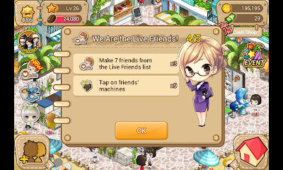 LINE I LOVE COFFEE QUEST: We Are The Live Friends! 4/5