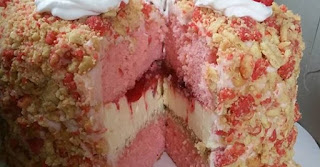 STRAWBERRY SHORTCAKE CHEESECAKE