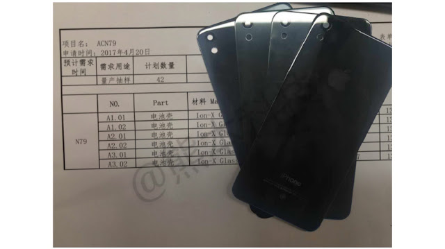 Leaked image of IPhone SE 2 glass back