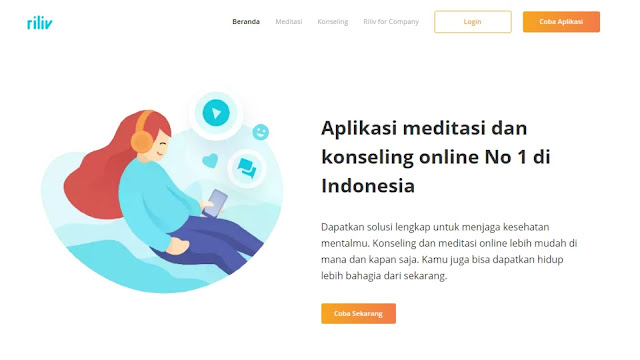 riliv aplikasi meditasi konseling