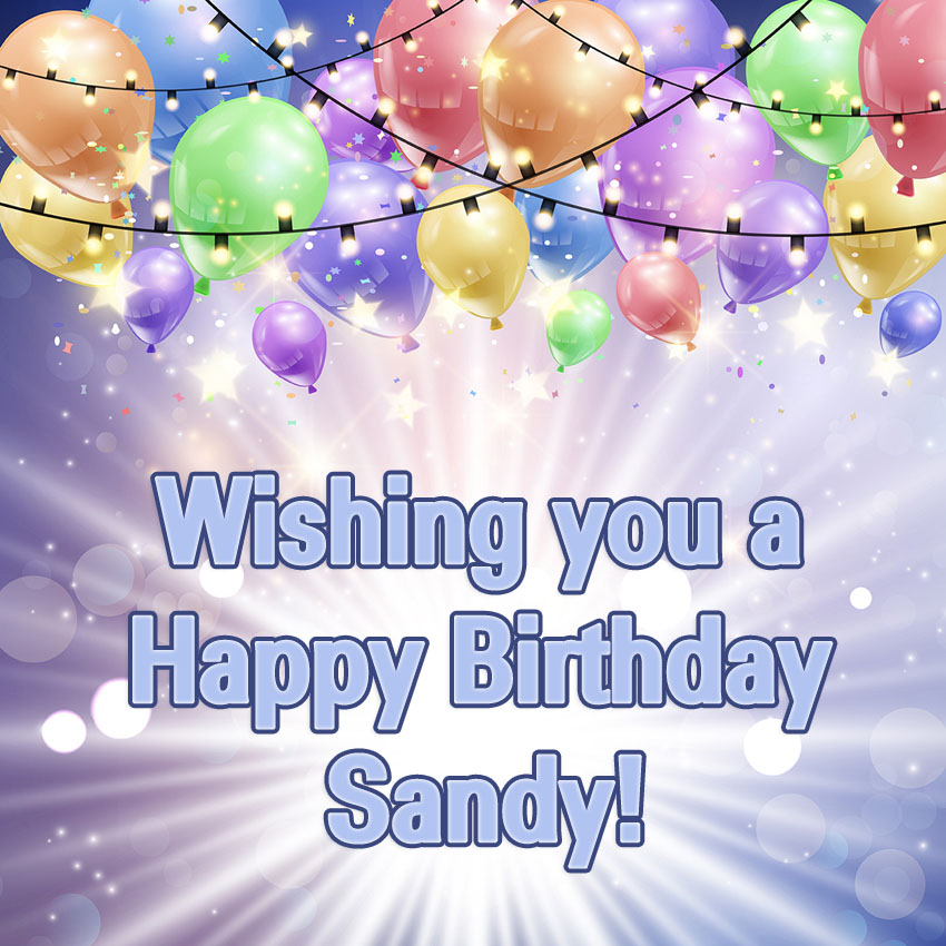 happy birthday sandy image