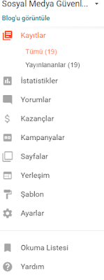 Blogger Yönetim Paneli Yenilendi