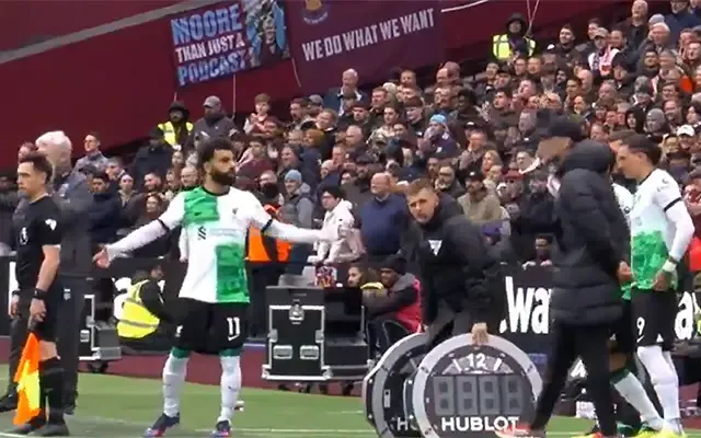 Why Jürgen Klopp and Mohamed Salah clashed on touchline at West Ham