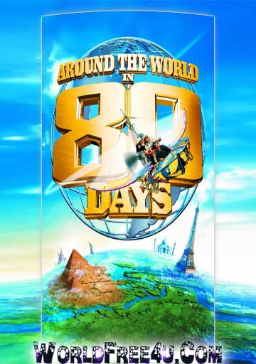 Poster Of Around the World in 80 Days (2004) Full Movie Hindi Dubbed Free Download Watch Online At worldfree4u.com