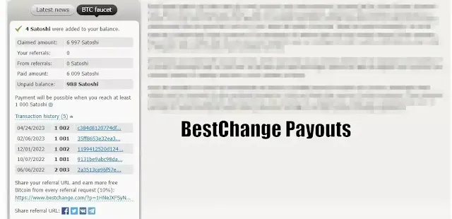 Bestchange payouts