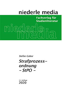 Strafprozessordnung - StPO - 2021