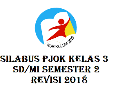 Silabus PJOK Kelas 3 SD/MI Semester 2 Revisi 2018