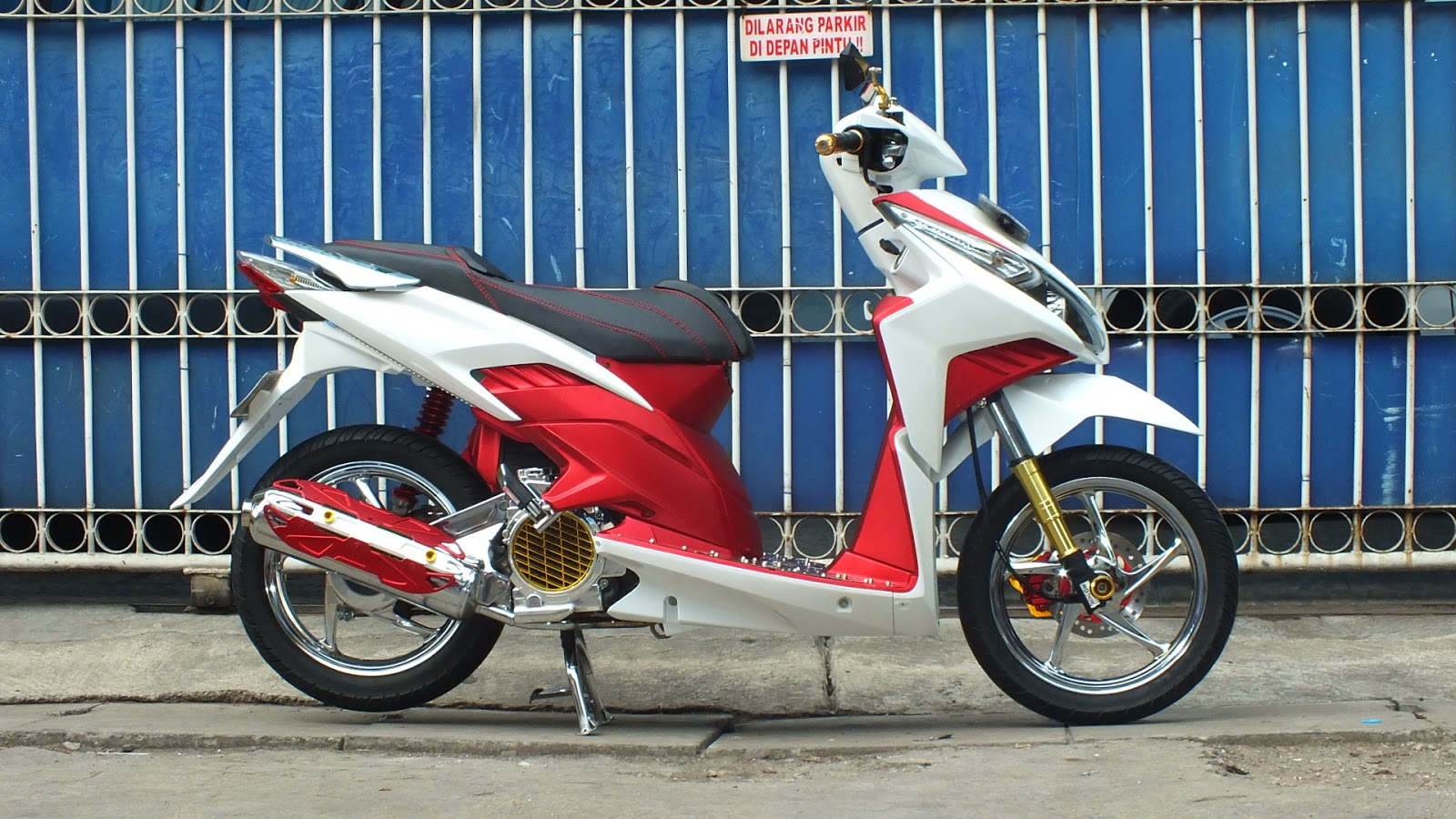 NgeKrom MOTOR Disini Tempatnya HONDA VARIO TECHNO 110 FULL KROM