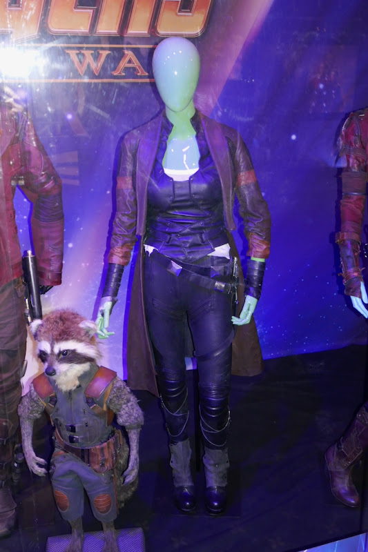 Zoe Saldana Avengers Gamora costume