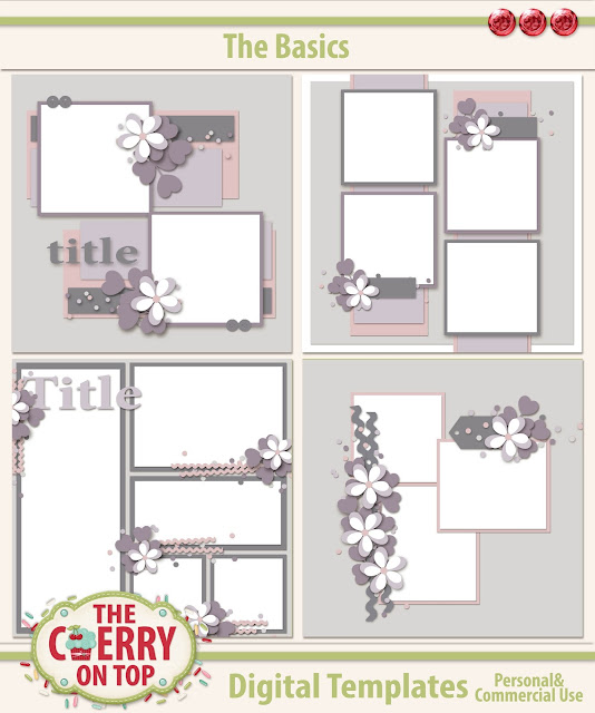  The Basics Scrapbooking Templates