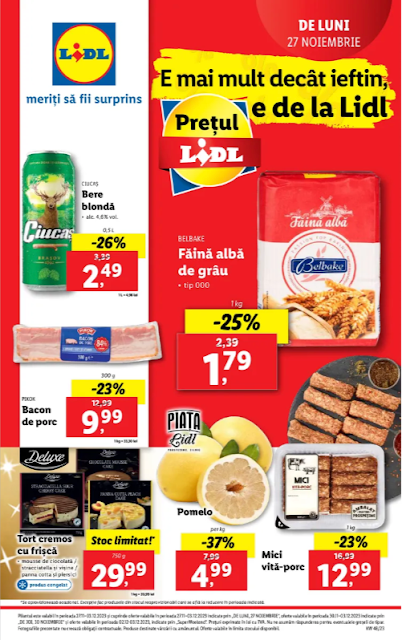 LIDL Catalog - Brosura 27.11 - 03.12 2023→  Un CRCIUN MAGIC | Lidl Plus | Super Weekend