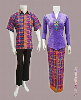 baju batik gamis sarimbit modern etnic