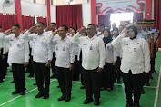 Lapas Pekanbaru Ikuti Apel Bersama Virtual, Menteri HAM Tekankan Semangat Persatuan dan Kolaborasi