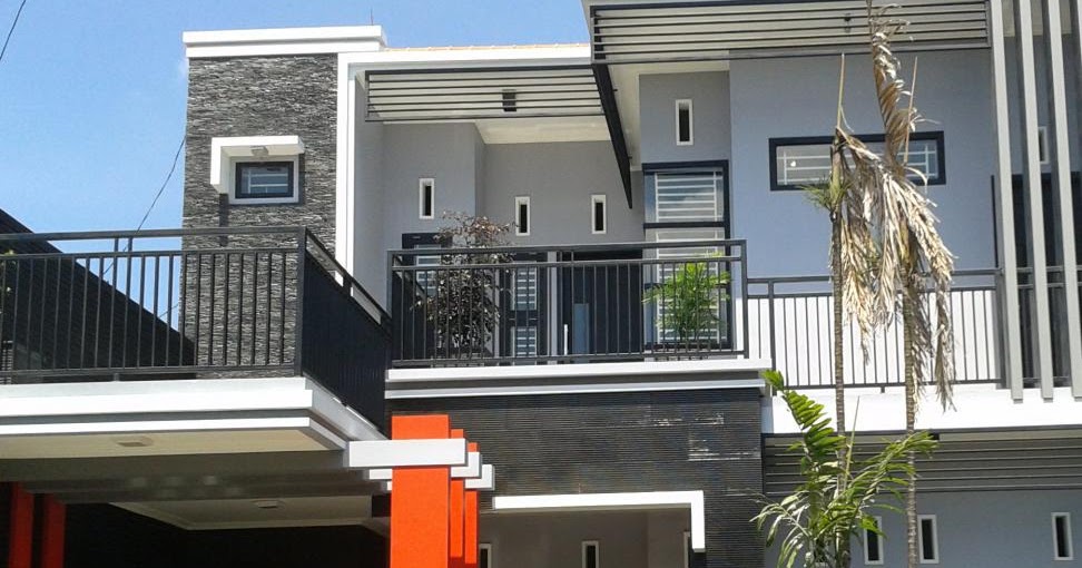 13+ Desain Rumah Minimalis 2 Lantai Budget 200 Juta Paling Modern Dan