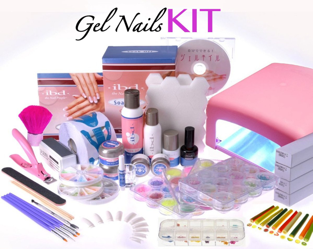 The complete Gel Nail Kit ordered from Amazon Japan