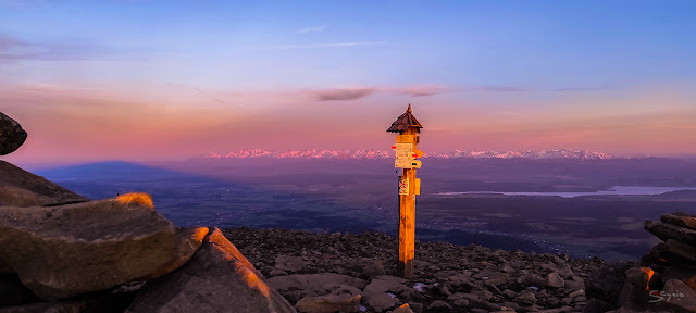 Cień Babiej Góry i Tatry