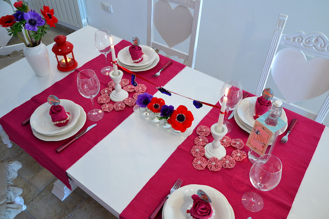 Valentine tablesetting http://shabbychiclife-silvia.blogspot.it