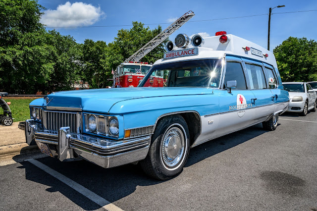 Vintage Ambulance at the Fire Truck Festival