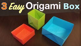 how to fold origami boxes simple