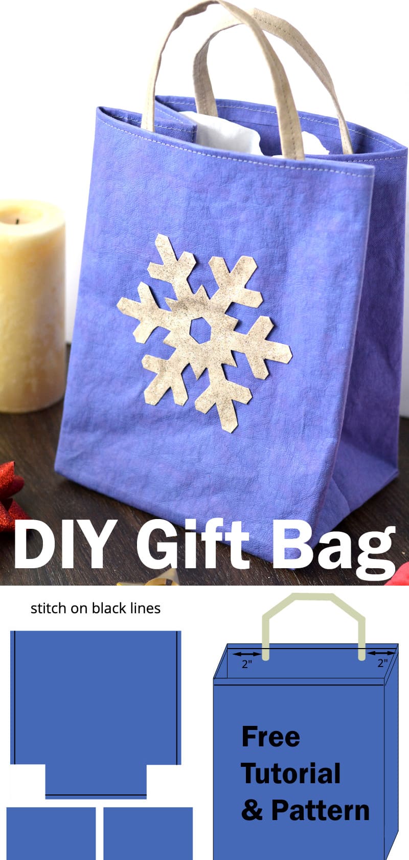 Elegant DIY Gift Bag Tutorial