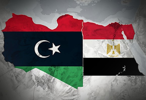 علم مصر وليبيا