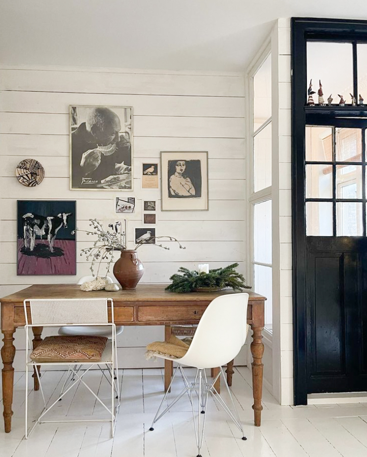 A Danish Artist's Home in Copenhagen - With Lots of Angles and Oodles of Charm!