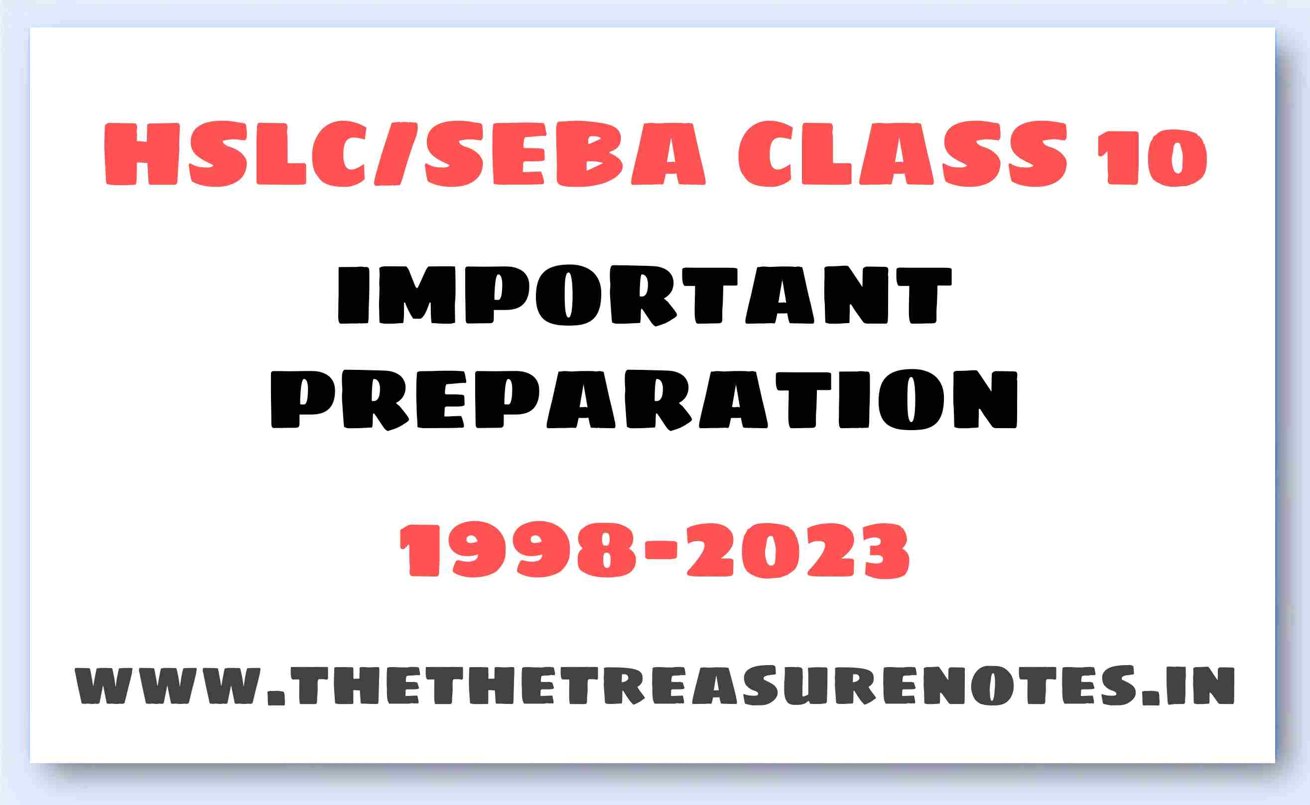 SEBA Class 10 Preposition Solutions 1998-2023 | HSLC Important Preposition Past 25 Year Solution Assam Board