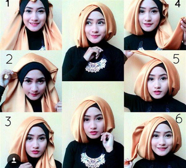 Contoh isu terkini model tutorial kerudung hijab pashmina terbaru untuk muslimah indonesia 32 Tutorial Hijab Pashmina Model Kreasi Terbaru 2017/2018