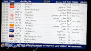 Flight Status at Marhaba Lounge Dubai International Airport Terminal 1 (img )