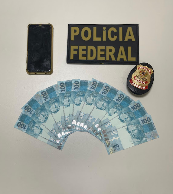 POLÍCIA FEDERAL PRENDE HOMEM PELO CRIME DE MOEDA FALSA .