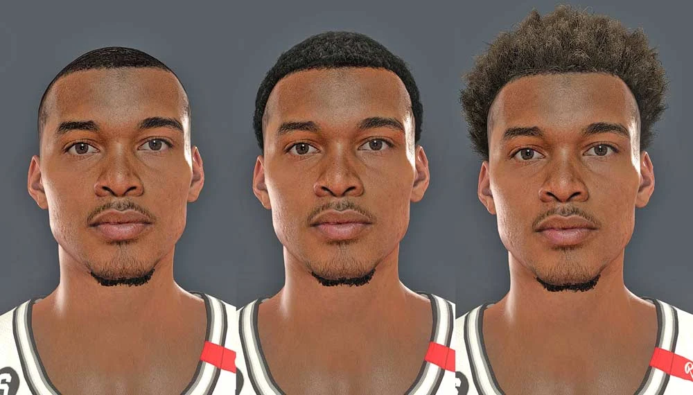 NBA 2K23 Victor Wembanyama Cyberface (3 Hairstyles)