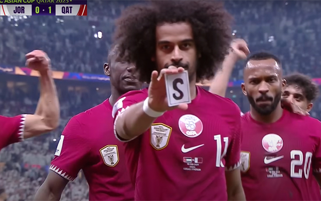 Qatar star produces MAGIC in Asian Cup final - literally